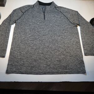 UNDER ARMOUR Mens Size XXL 1/4 ZIP PULLOVER SHIRT SWEATSHIRT  Gray